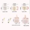 OLOEY Elegant Ceramic Mug Gift Set