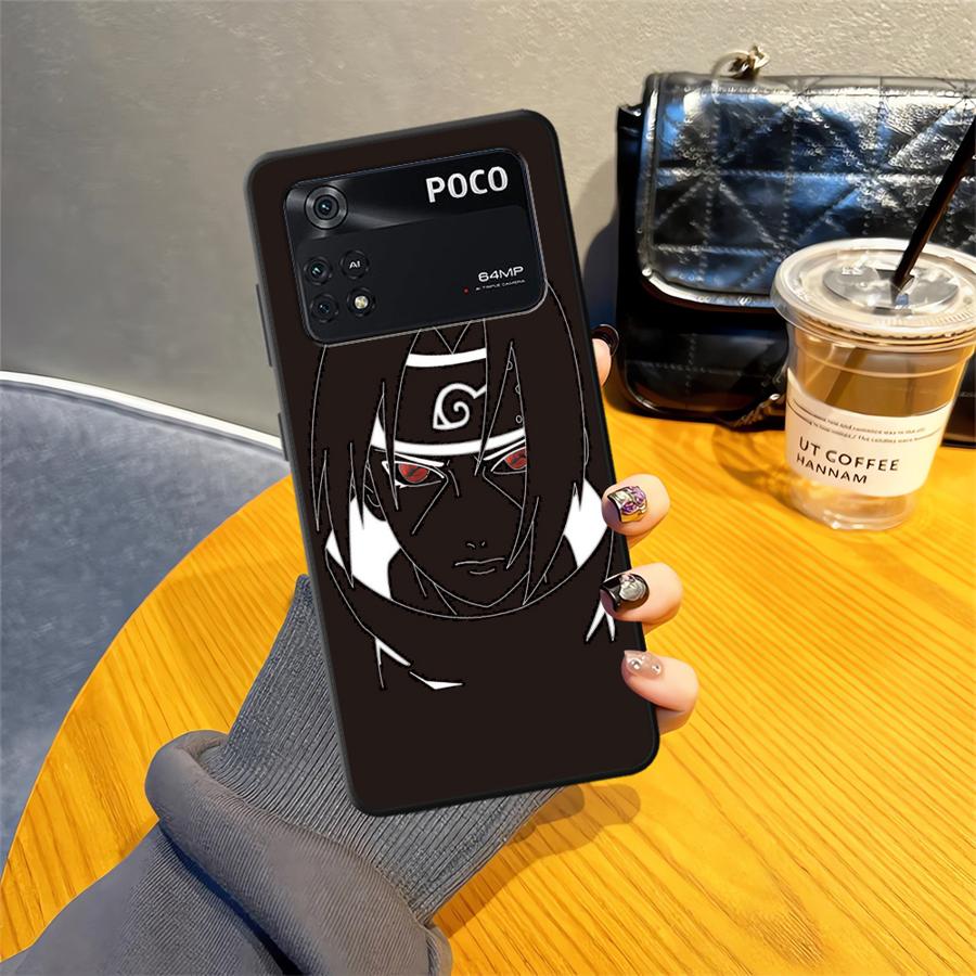 

Аниме Наруто Итачи Чехол для телефона для Xiaomi Poco F8 F1 X3 X4 X5 X7 Pro F3 M3 M4 M7 Pro C71 M5 C75 C61 C50 Poco X4 Pro 5G