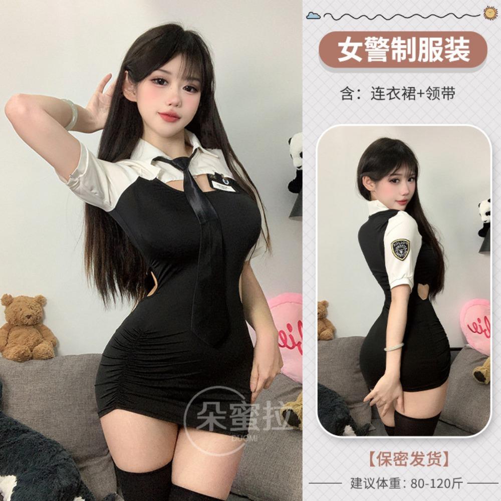 Sex Underwear Female Police Officer Free From Pure Desire OL Professional Instructor Secretary Uniform Temptation Police Uniform Pure Desire Passion T