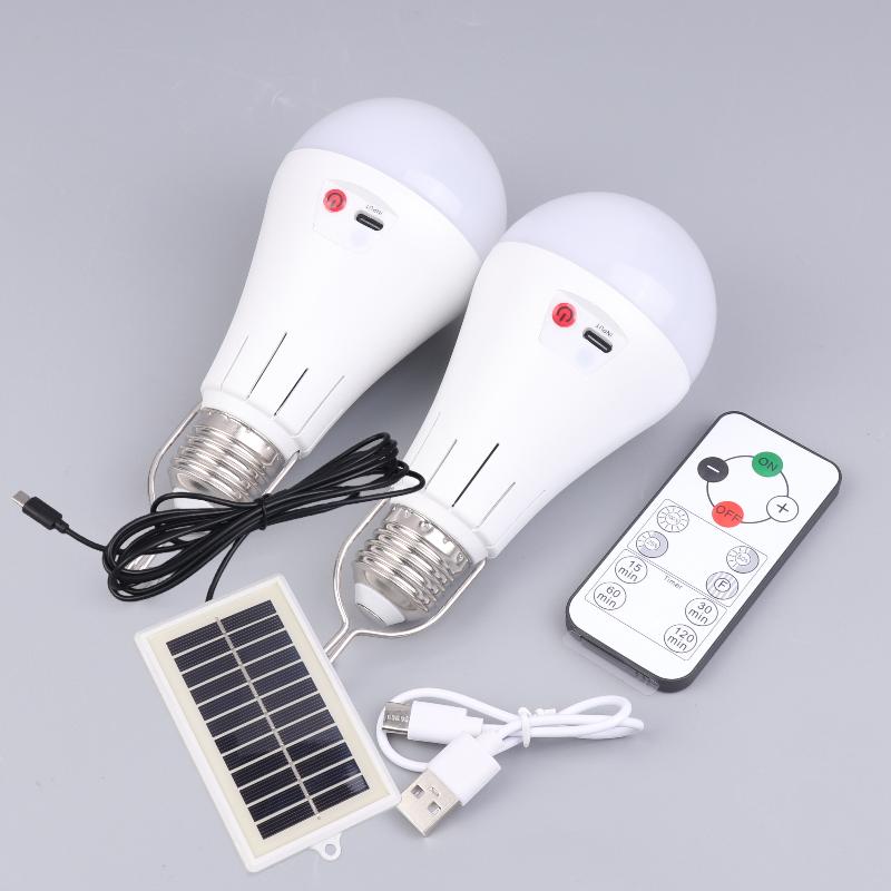 1 Set Lithium Battery Powered E27 Led Bulbs Battery Light Bulb With Hook For Emergency Light Usb Rechargeable Light Bulb
