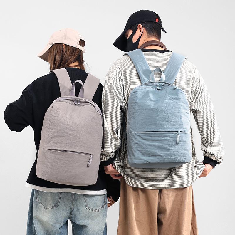 Schoolbag new Japanese style in the early high school student schoolbag leisure simple backpack light commute large capacity backpack