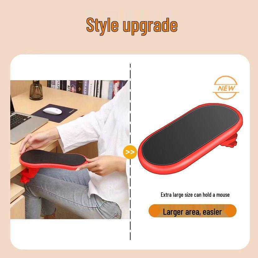 Roterbar arm- och handledsstödsmusmatta med armbågsstöd