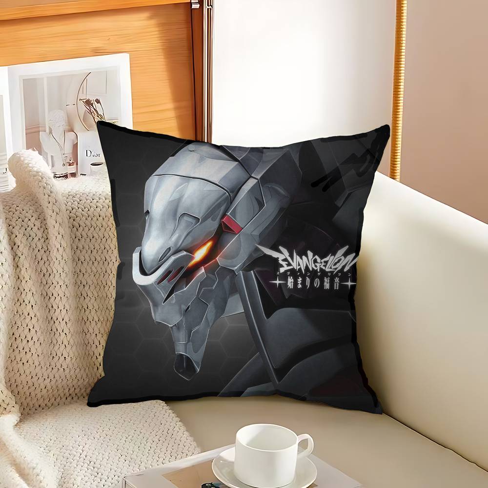 E-Evangelion Pillow Anime Pillow Sofa Bed Head Pillow Cover Cushion Cover 45x45 Cm Fashion