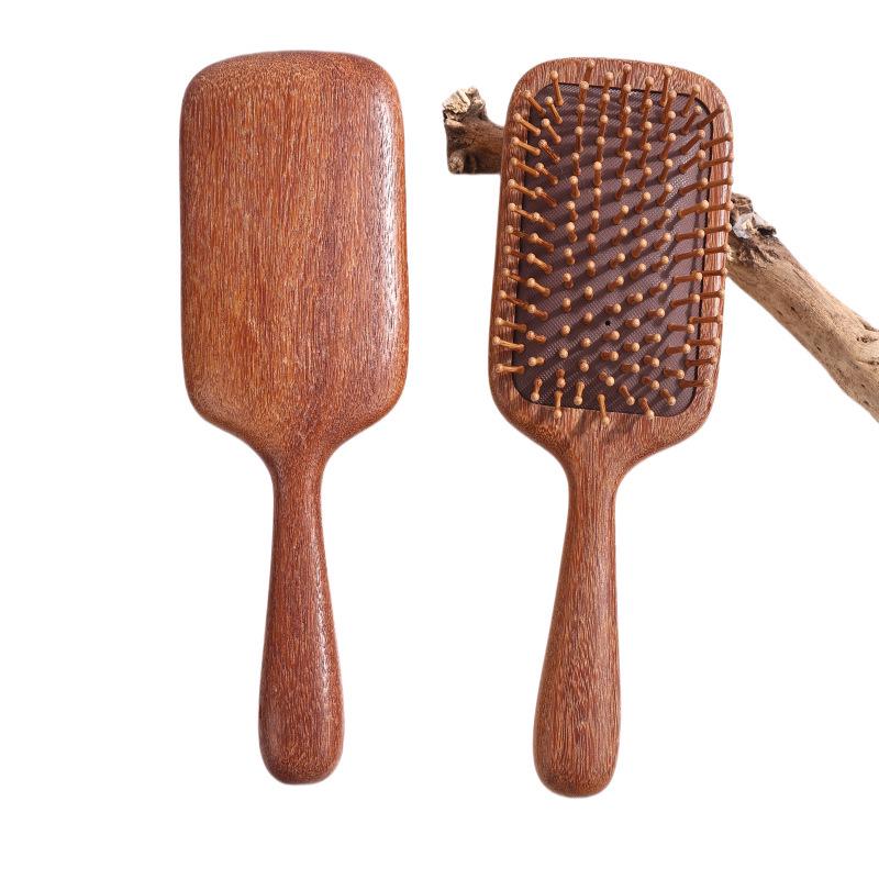 Non-Pear Wood Meridian Massage Brush: Full Body Meridian Dredging, Fat Burning, Abdomen Scraping with Pure Brass.