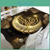 Lantern Printed Fanus Mosque And Restaurant Tablecloth Home Decor Rectangular Party Tablecloth Ramadan Islamic Muslim Tablecloth