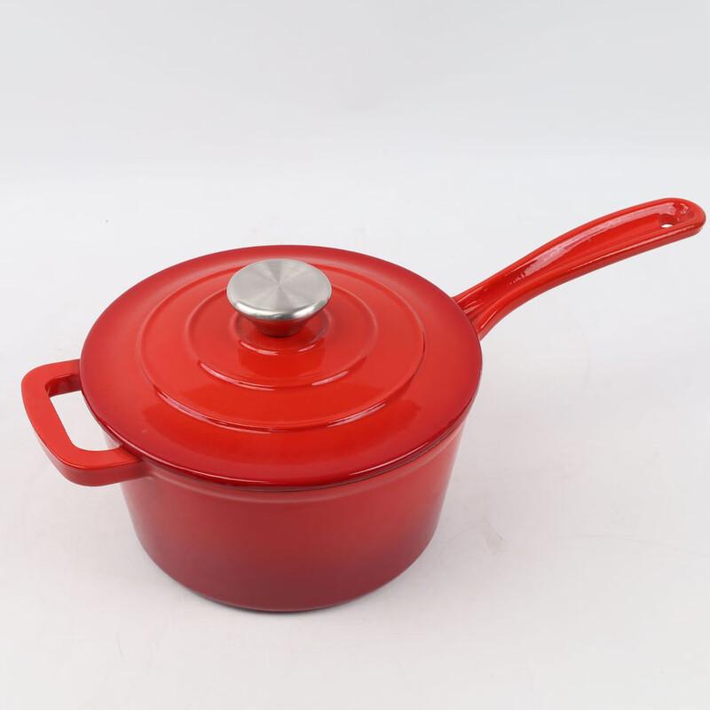 OJW Cast Iron Enamel Saucepan