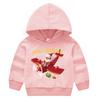 Vánoce Nový rok kreslené jaro a podzim Dětský svetr s kapucí s potiskem pro chlapce a dívky ležérní topy s mikinou