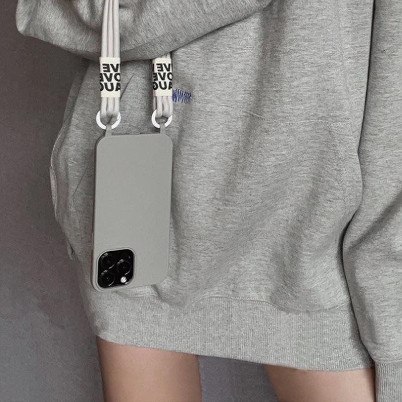 Apple 15 iPhone 14 Pro Max Crossbody Strap Case - Premium Niche Protective Cover