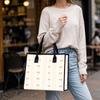 Sweet Pink Bow Printed Tote Bag Fashion Daily Use Casual Shoulder Bag for Women Shopping Travel Lightweight Carryall Purse