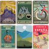 Artisian Cycling Metal Sign Bicycle Riding Tin Plaque Bike Decorative Poster Wall Decor Garage Bar Pub Club Hotel Cafe Kitchen