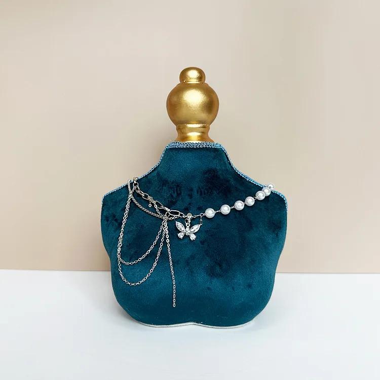 Necklace Display Stand Jewelry Earing Ring Display Chain Bust Stand Scarf Holder Mannequin Model Ornament Bedroom Decoration