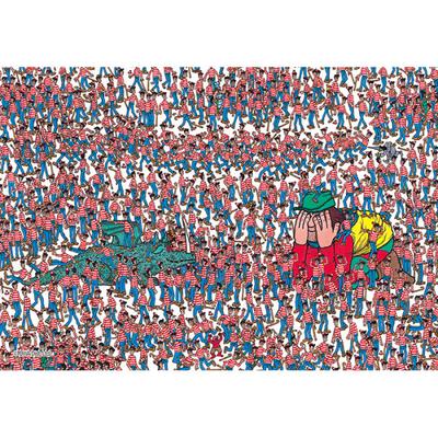 108-dielne puzzle - Kde je Wally Krajina Wallyho (Mini), populárne kórejské puzzle