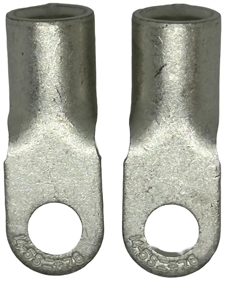 of Nichifu Bare Crimp Terminals for Copper Wire Made in Japan [MisakaZoo MO-Pack 2] R14-5S (R-Shaped), Round,