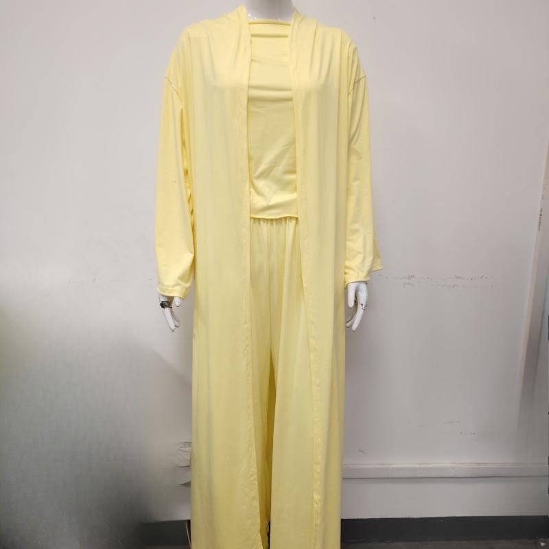 European and American women's summer casual cardigan set