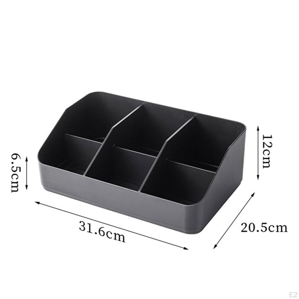 Schwarzer Kaffee Bar Organizer, Platzsparend, Aufbewahrungsregal für Restaurantzubehör, Büro, Hotel,