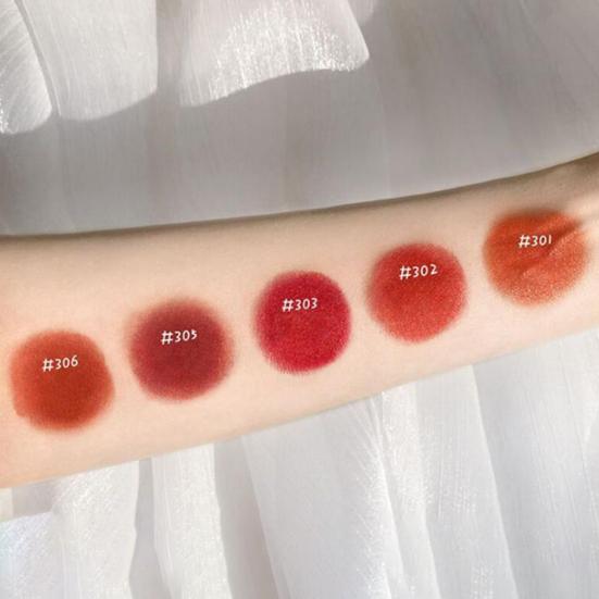 5Pcs Women Lip Glaze Matte Long Lasting Liquid Lipstick Non-stick Cup Liquid Lipstick for Women