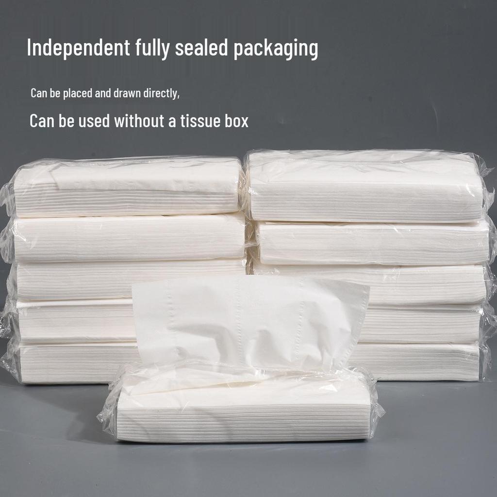 Dickes 100-Blatt Weißes Gesichtstuch für Restaurants, Hotels, Catering, KTV & Gästezimmer