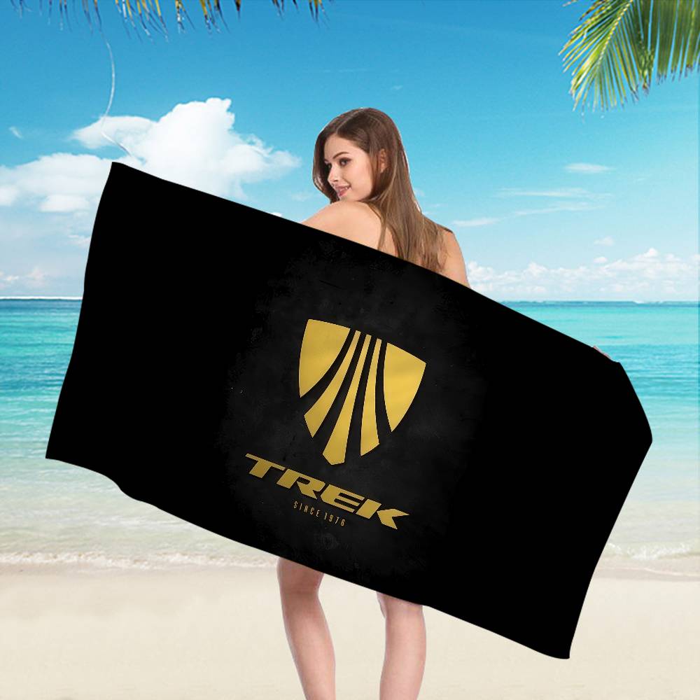 T-TREKS Bicycle Microfiber Blanket Quick Drying Beach Towels Oversized Printing Super Absorbent Pool Towel Blanket