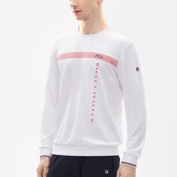 New FILA Sweatshirts Men's Standard White F11M231201F-WT