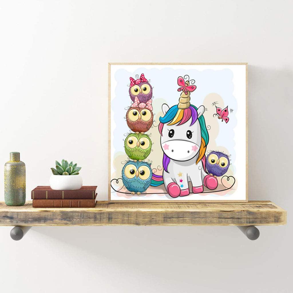 DIY Diamond Painting Cartoon Owl Cross Stitch Kit Mosaic Art Diamond Painting Full Circle/Square Diamond Home Decoration