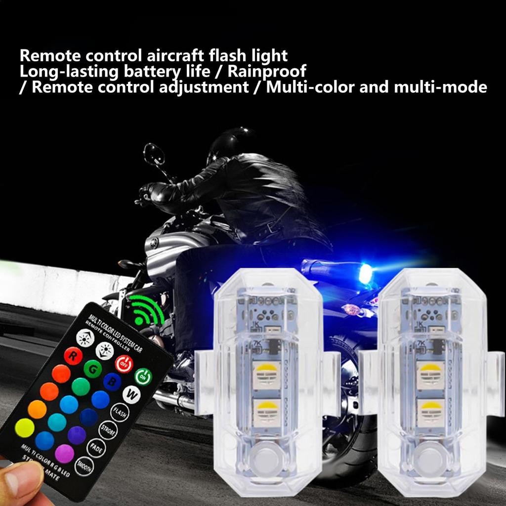 Mdikawe Trådløse LED Blinklys, Fjernkontroll Blinklys - Automotive Trådløse Blinklys