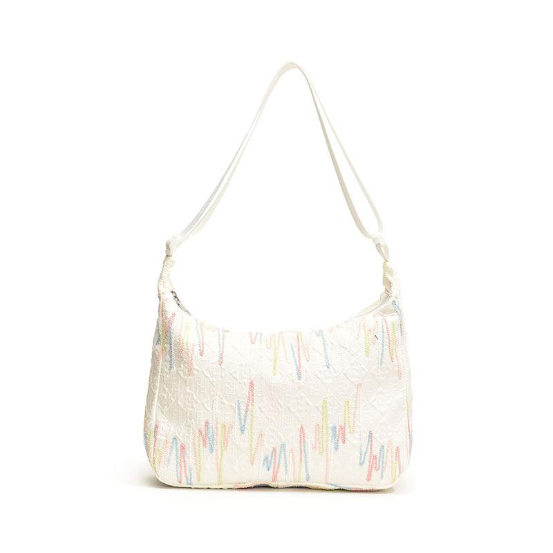 

Холщовая сумка женская большой вместимости новая летняя повседневная простая на плечо для студентки на занятия, для поездок на работу, сумка-тоут белый