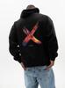 Herren Oversize Hoodie Black Point X Vice M