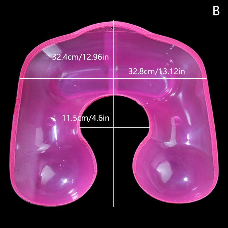 

Мягкий поднос для шеи для салона, парикмахера, красоты, непроливающийся, для перманентной завивки, окрашивания волос, плечевой поднос для шеи, раковина для лекарственной воды, парикмахерский инструмент 32.4*32.8cm