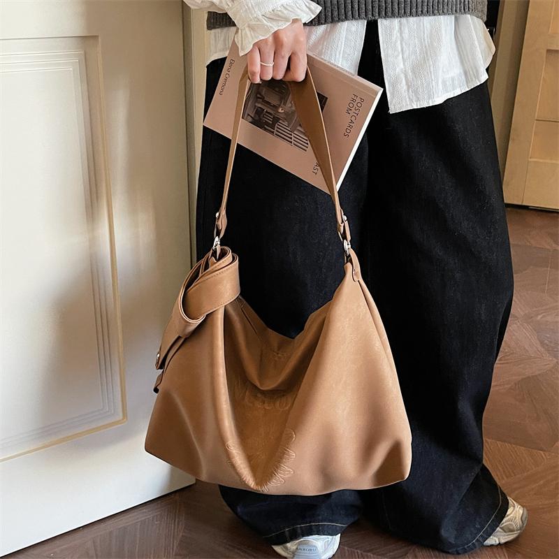 Fashion Women's PU Leather Hobo Bag Accent Adjustable Strap Large Capacity Casual Bag for Commute Daily Life, Travel, Shopping, and Other Scenarios