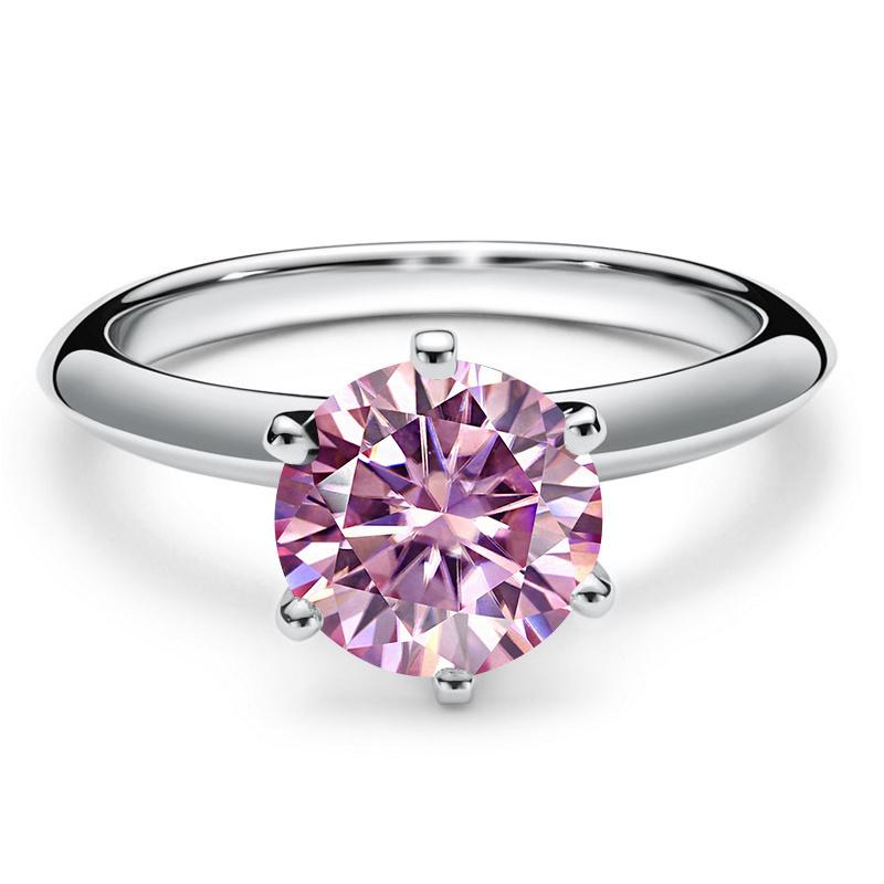 Bague Ringen 5ct 11mm Big Real Moissanite Ring For Women S925 Sterling Silver Fine Jewelry Wedding Engagement Anniversary Gift