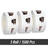 500Pcs/Roll Animation Meme Cat Stickers For School Reward Stickers Classroom Decoration Encouragement Sticker For Student Teacher