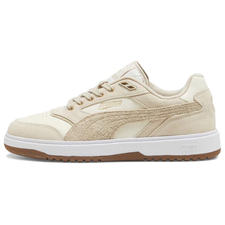 Puma Doublecourt Comfortable Minimalist Low-Top Sneakers Unisex Sneakers Light-Yellow 393283-08