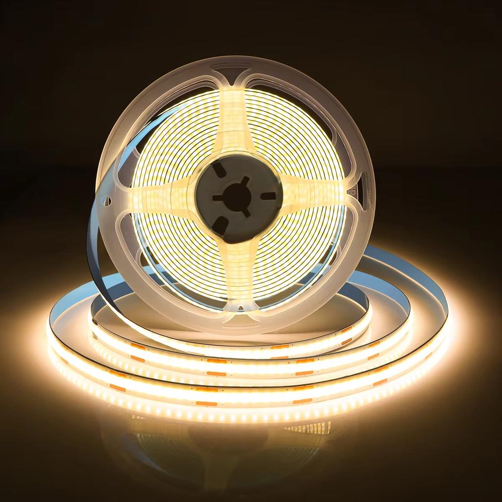 5V COB LED Strip Light with Button Switch USB High Brightness 320 LEDs/m Flexible Tape for TV Backlight Bedroom Room Decor