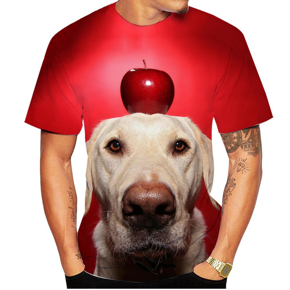 Nový labradorský retrívr roztomilý psí mazlíček vzor 3D tisk Pánské Dámské Dětské Prodyšné Lehké letní sportovní topy