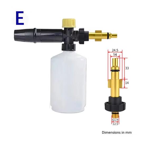 Car Wash Foam Gun Nozzle Foam Cannon Foam Generator for Karcher Kranzle Interskol Elitech Huter Gerni Stihl High Pressure Washer