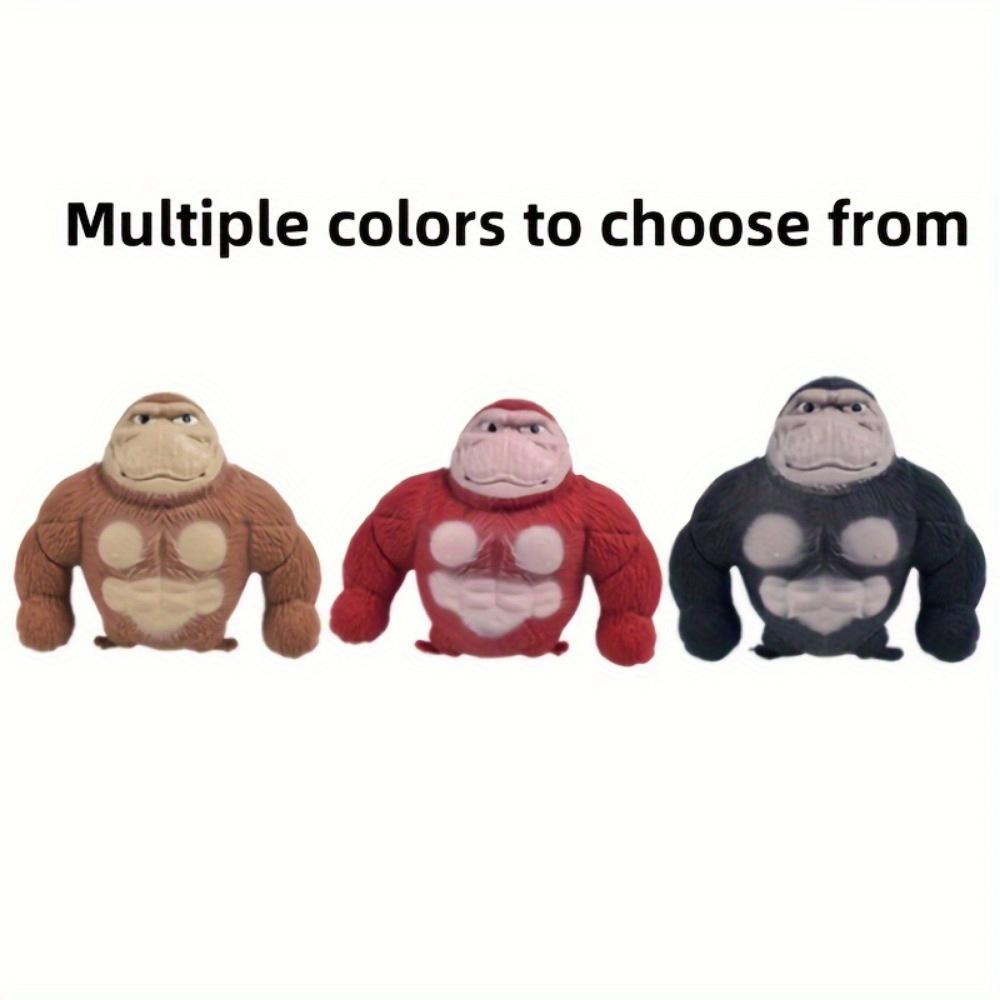 

Игрушка для декомпрессионного вентиля гориллы, быстро отскакивающая, растягивающаяся, декомпрессионная вентиляция, небьющаяся игрушка чёрный