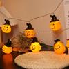 Halloween Classic Pumpkin Lantern Festival Party Atmosphere Decorative Lamp 10/20/40LED Fun and Wonderful Night