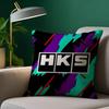 Cool Car H-Hks Pillow Case Plush Fabric Soft Pillowcase Double Sided Print Sofa Cushion Cover Throw