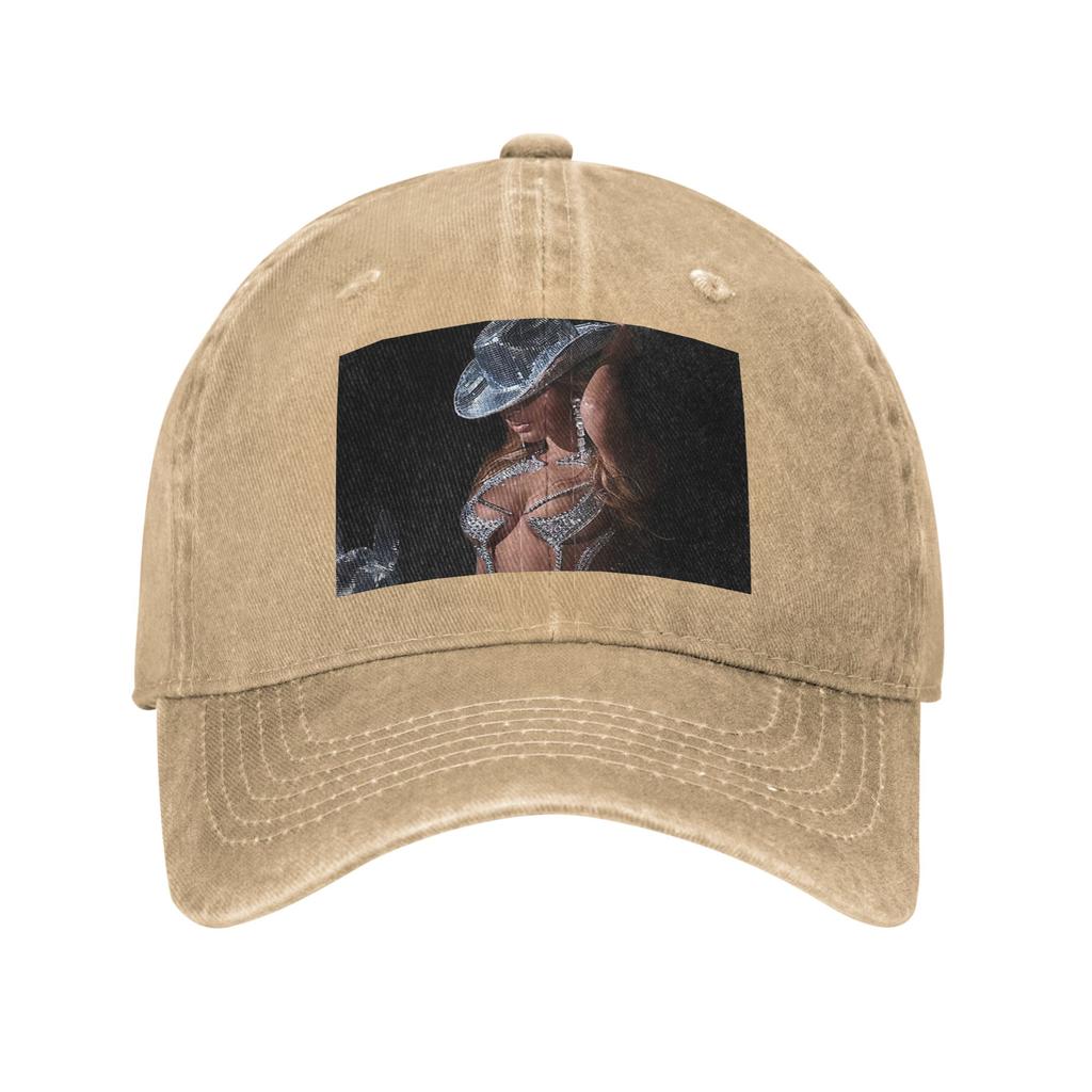 Bey My House Singer Beyonce Renaissance Tour Baseball Caps Snapback Denim Hats Adjustable Casquette Sports Baseball Cowboy Hat