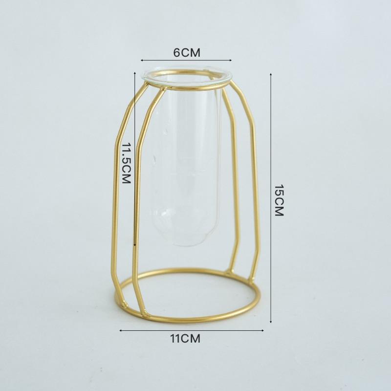 Home Decorations: Living Room Desktop Flower Arranger Table Dried Flowers Artificial Flower Vase