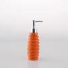 Modern Irregularly Shaped Ceramic Lotion Bottle for Hotel Bathroom Shampoo Dispensing Bottle Colorful Press-type Soap Dispenser