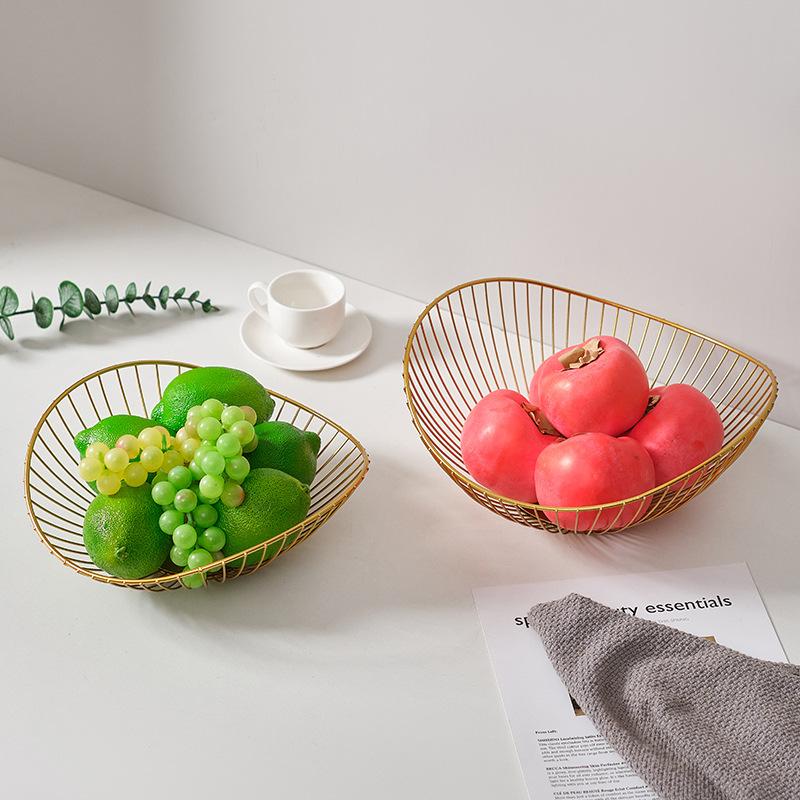 Coș de fructe artă fierbinte bomboane gustare tavă stil Nordic farfurie cu fructe gustări Creative bol cu ​​fructe depozitare coș organizator de bucătărie
