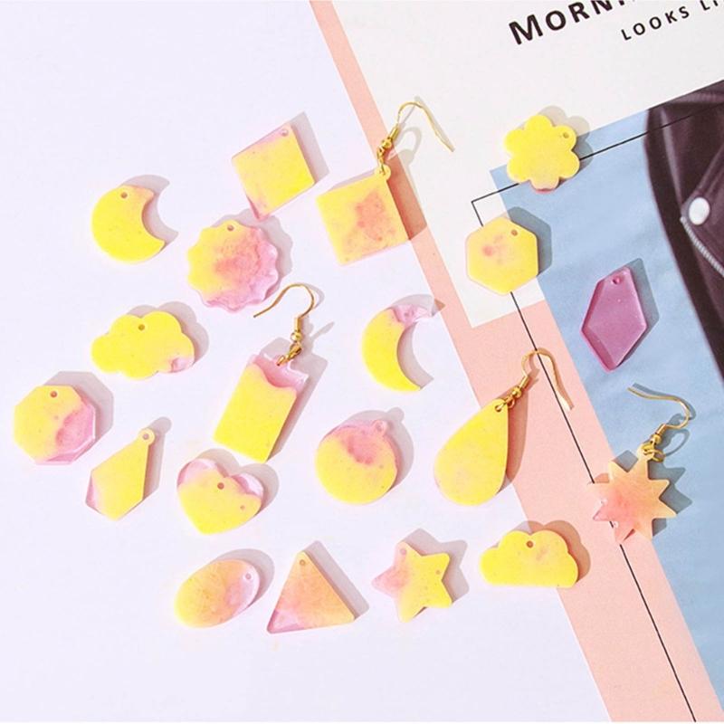 Silicone Earring Mold Kit for DIY Jewelry Crafting Unique Epoxy Dripping Glue Earring Mold Jewelry Mould for DIY Lovers