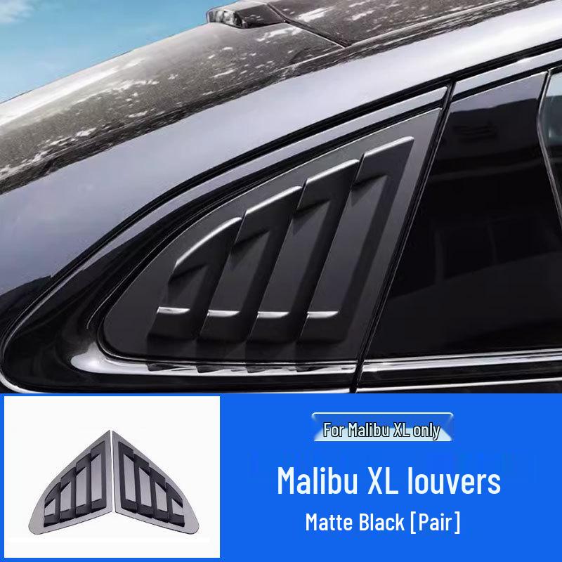 

16-23 Malibu XL Rear Window Triangular Louver Shark Gill Decoration Trim
