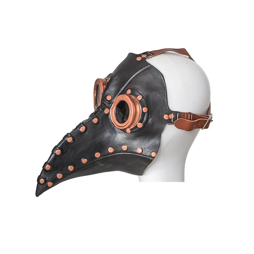 Plague Doctor Uniform Dark Bird Men's Dungeon Woodpecker Beak Movie Character Halloween Costume