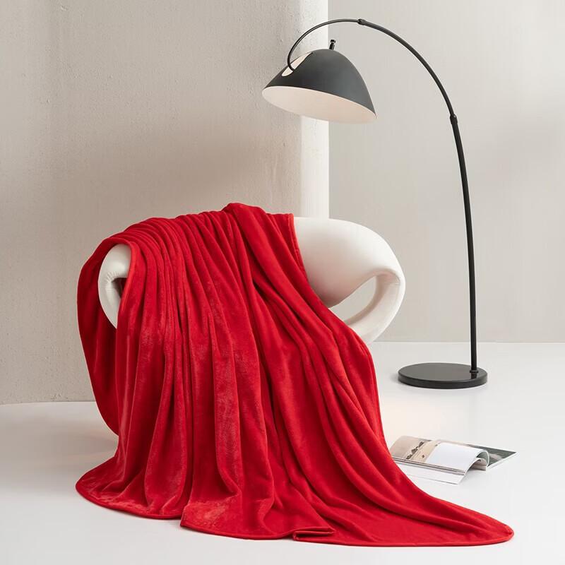 Mercury Home Textiles Man Xi Hong Fu Flannel Blanket