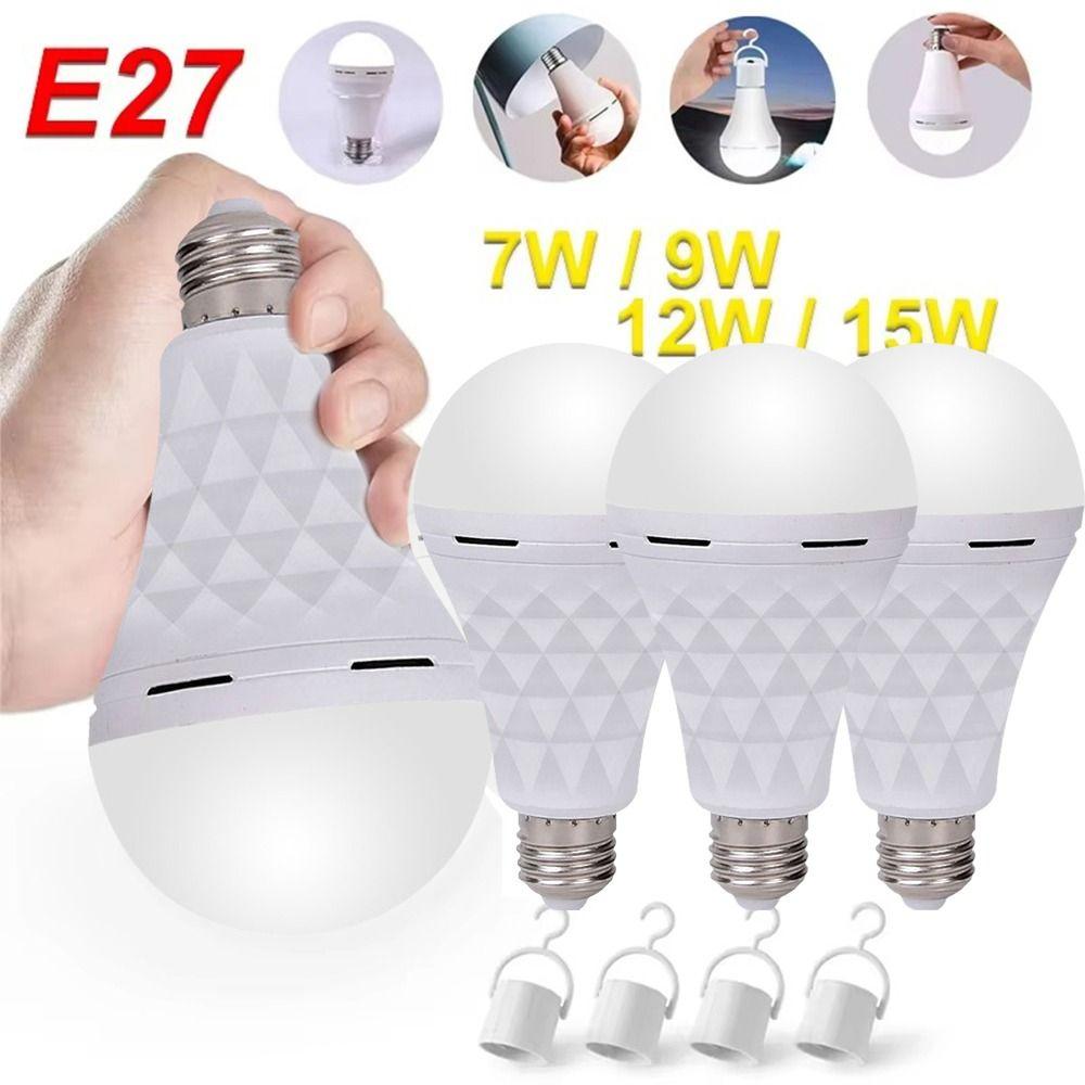 E27 Emergency Light Bulb 7W 9W 12W 15W Night Light New Emergency Bulb Home