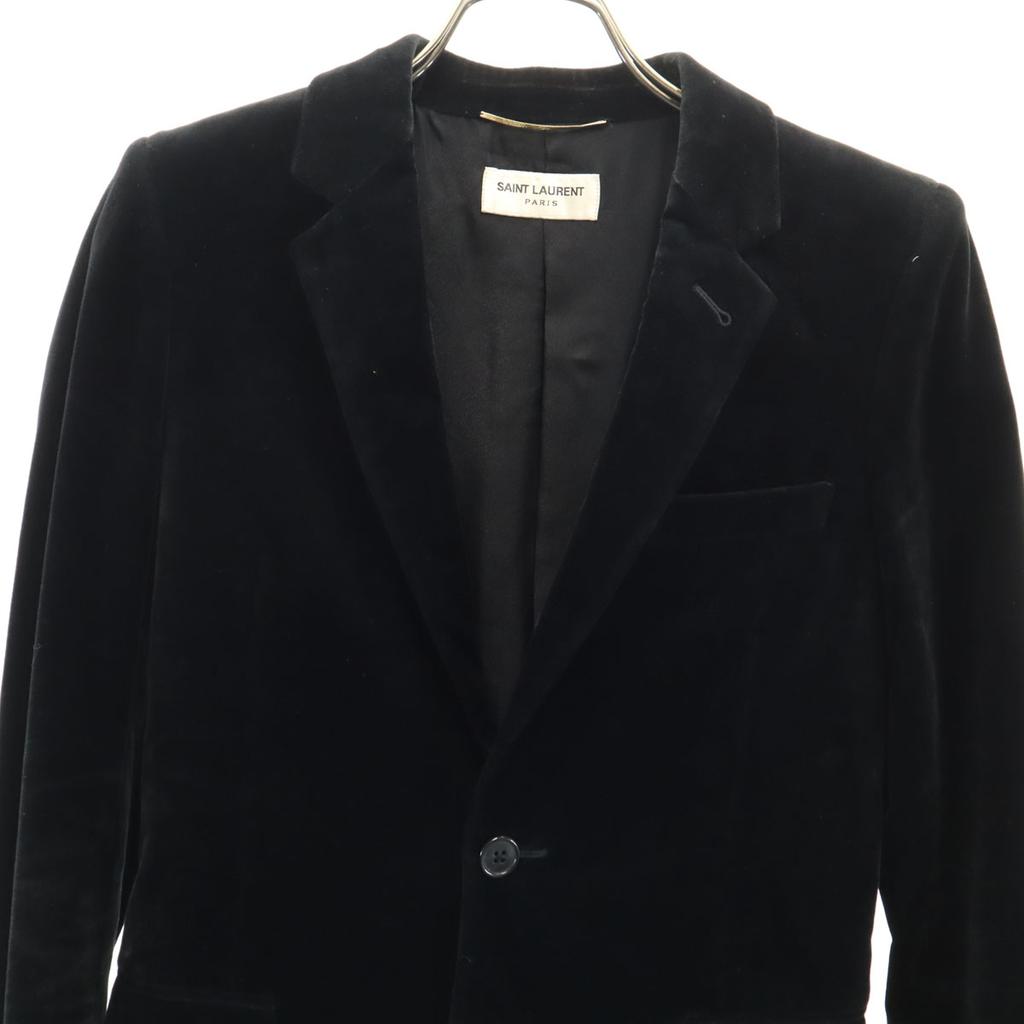 SAINT LAURENT Italian Silk tailored jacket F34 black Women Used