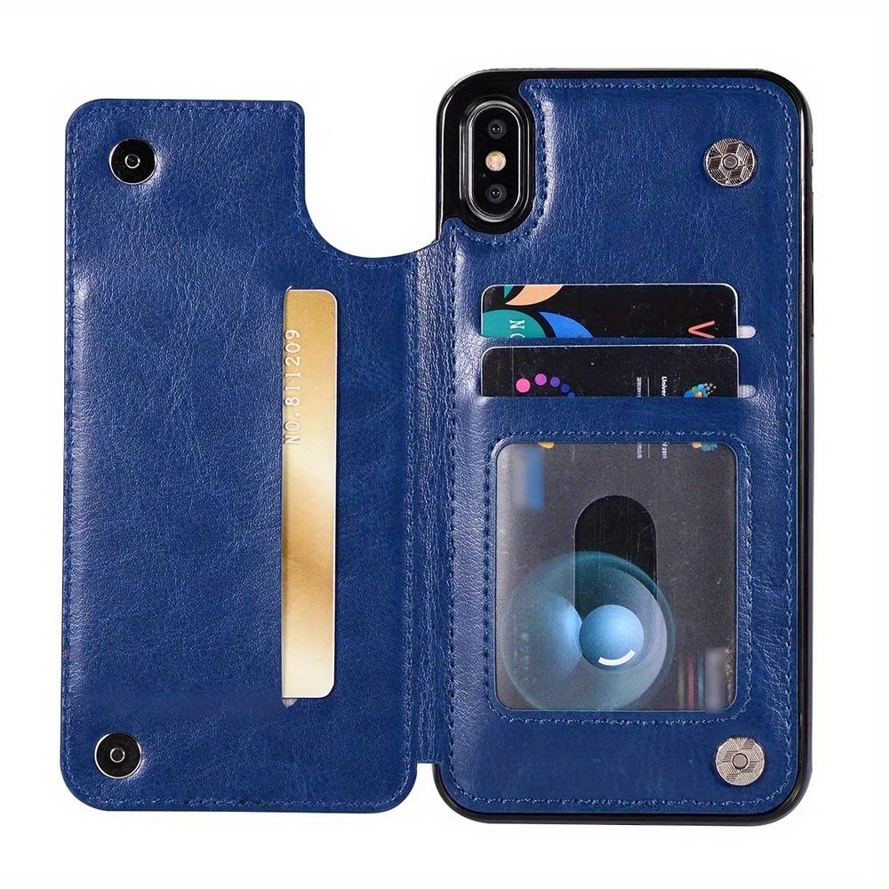 Leather Wallet Case For IPhone 14/13/12/11/Pro Max/Mini/XR/X/XS Max/8/7/6S/6 Plus/SE2/SE3/2022/2020 - Card Holder & Flip Back Cover
