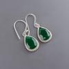 Green Onyx Gemstone 925 Sterling Silver Handmade Jewelry Stylish Earrings 1.40" EE-9-16